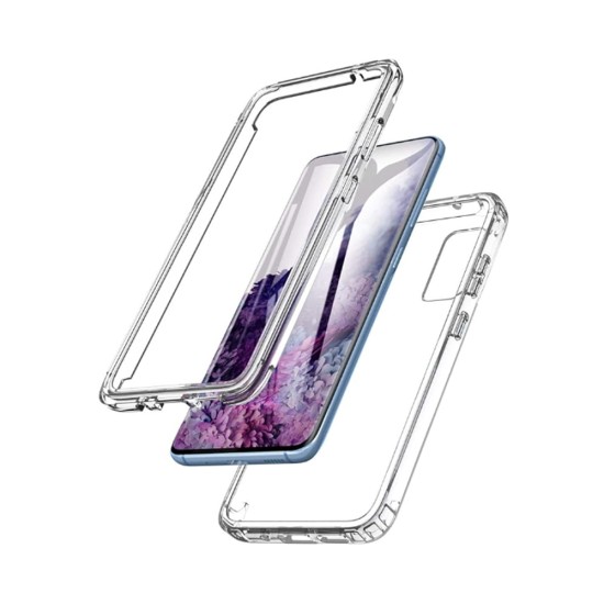 Capa de Silicone com Cantos Duras para Samsung S20 FE Transparente